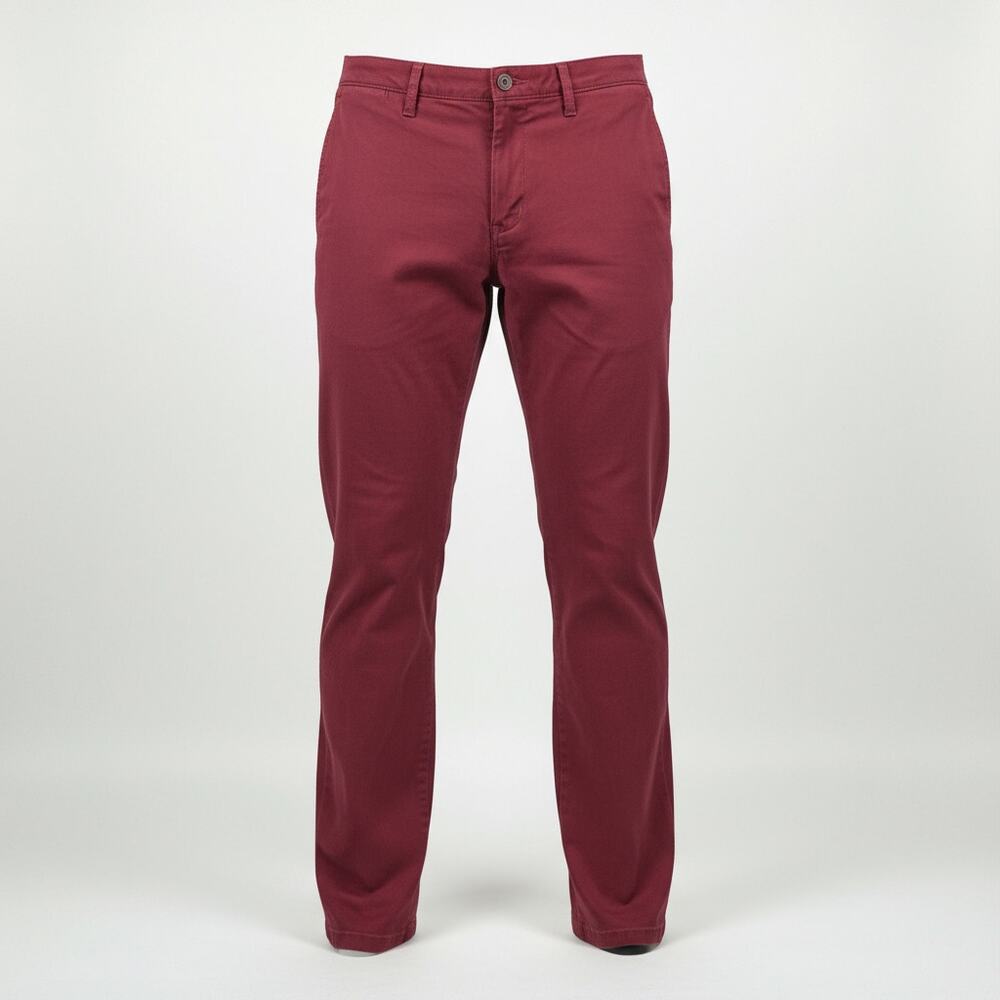 14th‎ & Union Mens Flat Front  Chino Pant Red  34x30